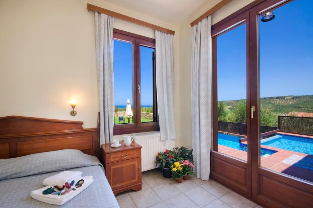 ספיליה Villa Katerina With Eco Heated Pool מראה חיצוני תמונה